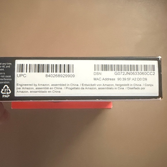 Amazon Fire TV Stick 4K - Red and Black - Picture 3 of 5